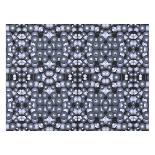 Wereldwijde concentrische cirkel orbitale Abstract Tafelkleed (Voorkant (Horizontaal))