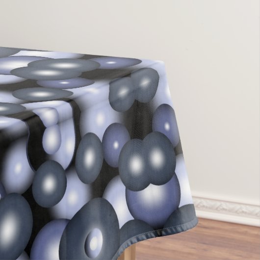 Wereldwijde concentrische cirkel orbitale Abstract Tafelkleed (Voorbeeld)