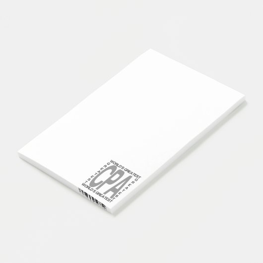 Wereldwijde CPA Post-it® Notes (Schuin)