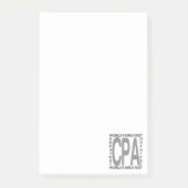 Wereldwijde CPA Post-it® Notes (Voorkant)