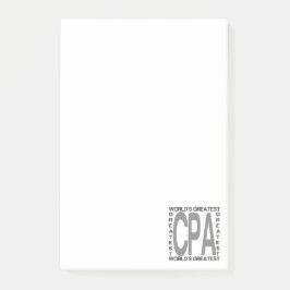 Wereldwijde CPA Post-it® Notes