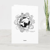 Wereldwijde cultuur Microbiologie Gevouwen Kaart (Achterkant)