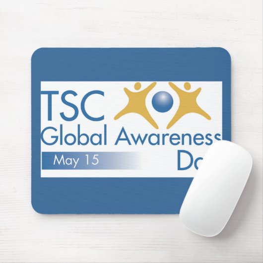 Wereldwijde dag van bewustwording Mousepad Muismat (Met muis)