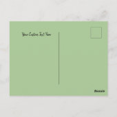 Wereldwijde dag van de Aarde, dagelijks Briefkaart (Achterkant)