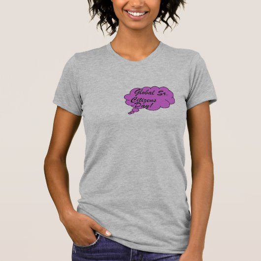 Wereldwijde Dag van Oudere Burgers T-shirt (Voorkant)