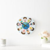 Wereldwijde diversiteit ronde klok (Huis)