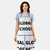 Wereldwijde echo's schort (Gedragen)