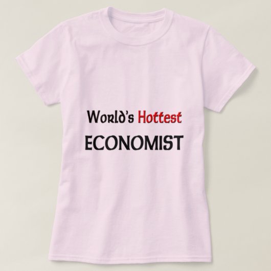 Wereldwijde economist t-shirt (Design voorkant)