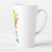 Wereldwijde eenheid voor Oekraïne Latte Mok (Rechts)