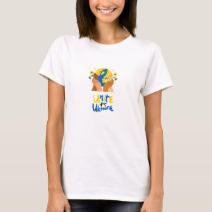Wereldwijde eenheid voor Oekraïne T-shirt