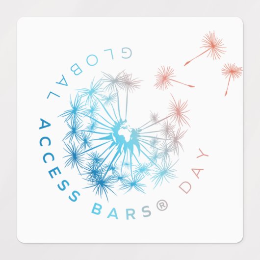 Wereldwijde etiketten voor toegangsbalken op dag labels (Design 1)