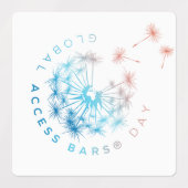 Wereldwijde etiketten voor toegangsbalken op dag labels (Design 2)