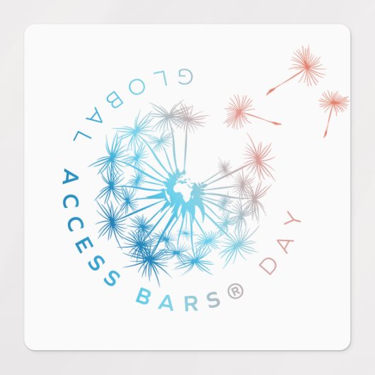 Wereldwijde etiketten voor toegangsbalken op dag labels (Design 2)