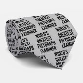 Wereldwijde examinator voor polygrafie stropdas (Opgerold)