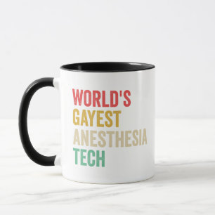 Wereldwijde Gayest anesthesia Tech Funny Gift Mok