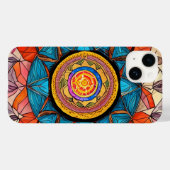 Wereldwijde gemeenschap Tribal Roots Heilige Geome Case-Mate iPhone Case (Achterkant (horizontaal))
