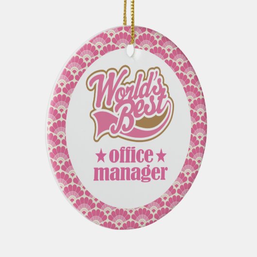 Wereldwijde Gift Ornament van de Beste Manager van (Rechts)