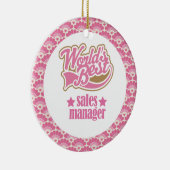 Wereldwijde Gift Ornament van Verkoopmanager (Rechts)