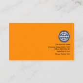 Wereldwijde golflengte-verbindingen toeleveringske visitekaartje (Achterkant)