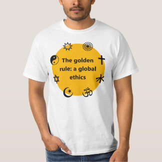 Wereldwijde gouden regel t-shirt