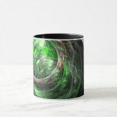 Wereldwijde groene Abstracte koffie-Mok Mok (Midden)