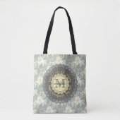 Wereldwijde grootmoeder Daisy Lace Monogram Tote Bag (Voorkant)