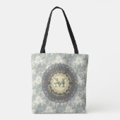 Wereldwijde grootmoeder Daisy Lace Monogram Tote Bag (Achterkant)