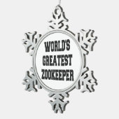 Wereldwijde grootst Zoökeeper Tin Sneeuwvlok Ornament (Rechts)
