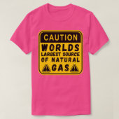 Wereldwijde grootste bron van Gezegde van de schim T-shirt (Design voorkant)