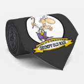 WERELDWIJDE GROOTSTE GROTE CARTOON OUD MAN STROPDAS (Opgerold)