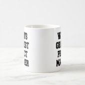 Wereldwijde grootste projectmanager koffiemok (Center)