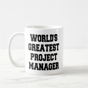 Wereldwijde grootste projectmanager koffiemok