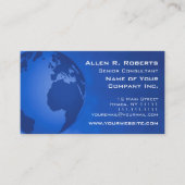 Wereldwijde Handel Azië Branch Kantoor Corporate Visitekaartje (Voorkant)