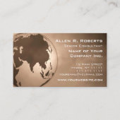 Wereldwijde Handel Azië Branch Kantoor Corporate Visitekaartje (Voorkant)