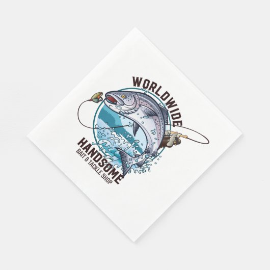 Wereldwijde, handige bait- en rackwinkel servet (Hoek)