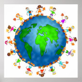 Wereldwijde Herfst Kinderen Poster (Voorkant)