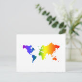 Wereldwijde homepage briefkaart (Staand voorkant)