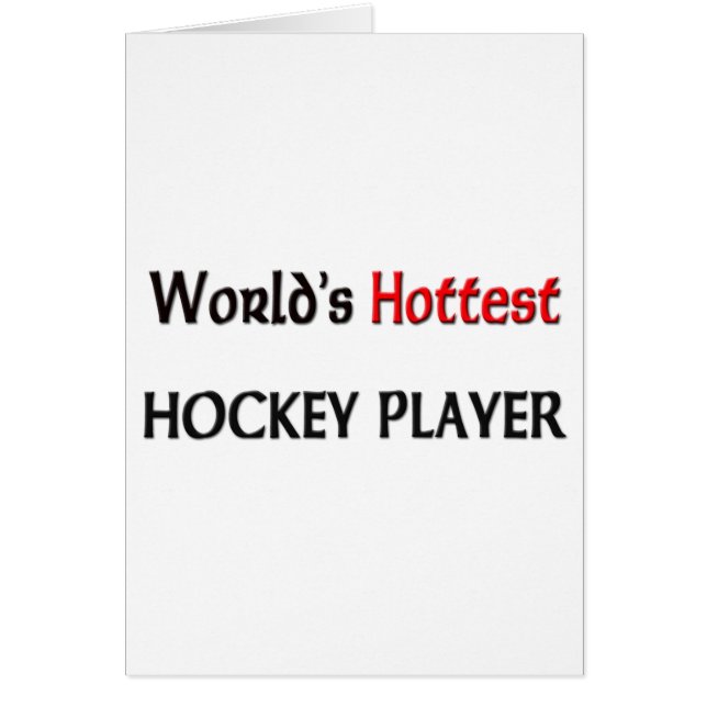 Wereldwijde hotste Hockey-speler (Voorkant)