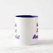 Wereldwijde hotste receptionist tweekleurige koffiemok (Center)