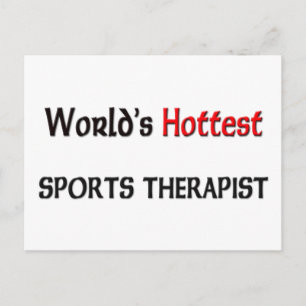 Wereldwijde hotste sporttherapist briefkaart