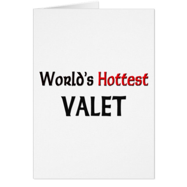 Wereldwijde hotste valet (Voorkant)