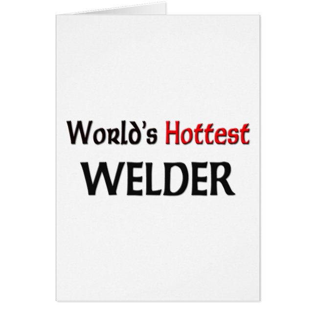 Wereldwijde hotste Welder (Voorkant)