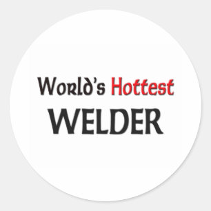 Wereldwijde hotste Welder Ronde Sticker