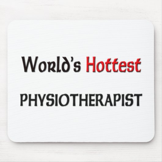 Wereldwijde hottest fysiotherapeut muismat (Voorkant)
