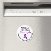 Wereldwijde IBD Day Awareness Ribbon Magneet (Insitu (Vaatwasser))