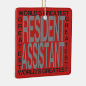 Wereldwijde ingezeten assistent keramisch ornament (Rechts)