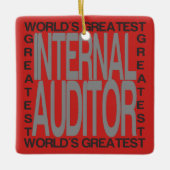 Wereldwijde interne controleur keramisch ornament (Voorkant)