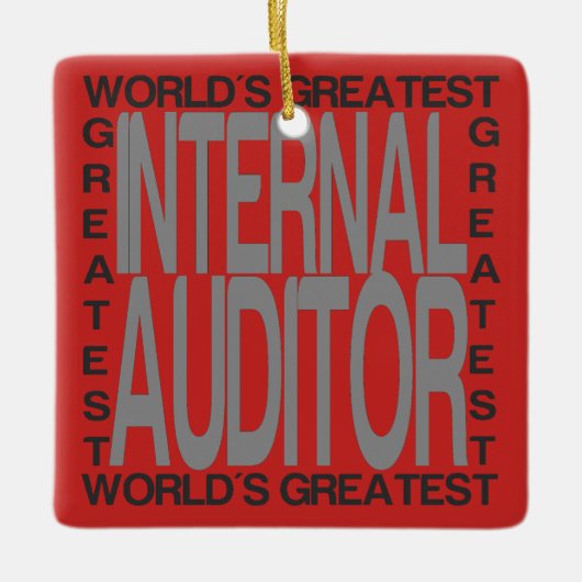 Wereldwijde interne controleur keramisch ornament (Voorkant)