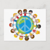 Wereldwijde kinderen briefkaart (Voorkant)