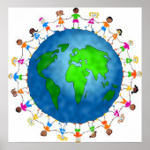 Wereldwijde Kinderen Poster (Voorkant)